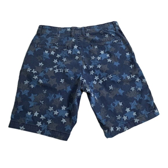 USA Patriotic Men's Size 32 Blue Stars All Over Print 4th July Shorts American - Picture 5 of 7